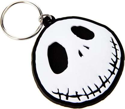 Disney Nightmare Before Christmas-Jack Rubber Keychain, Multi-Color, 4.5 x 6cm