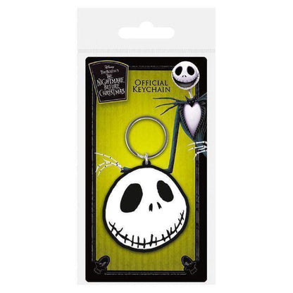 Disney Nightmare Before Christmas-Jack Rubber Keychain, Multi-Color, 4.5 x 6cm