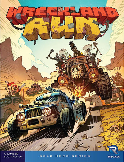 Renegade Games Studios Wreckland Run - Solo Hero Series, Renegade Games, Ages 10+, 1 Player Solo Campaign Game, 30-45 Min Per Campaign