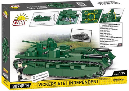 COBI 2990 Historical Collection WWI Vickers A1E1 Independent Tank 886pcs
