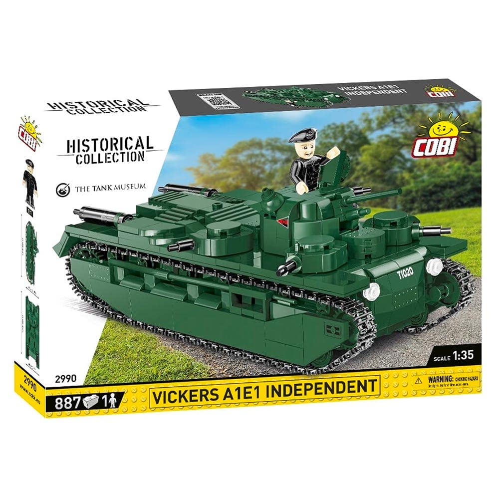 COBI 2990 Historical Collection WWI Vickers A1E1 Independent Tank 886pcs