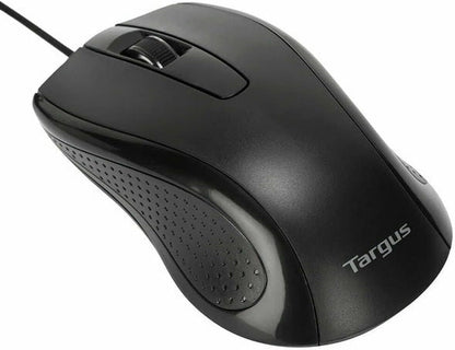 Targus Full-Size Optical Wired Mouse, Black (AMU81AMGL