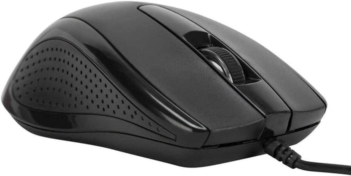 Targus Full-Size Optical Wired Mouse, Black (AMU81AMGL
