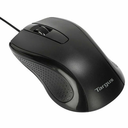 Targus Full-Size Optical Wired Mouse, Black (AMU81AMGL