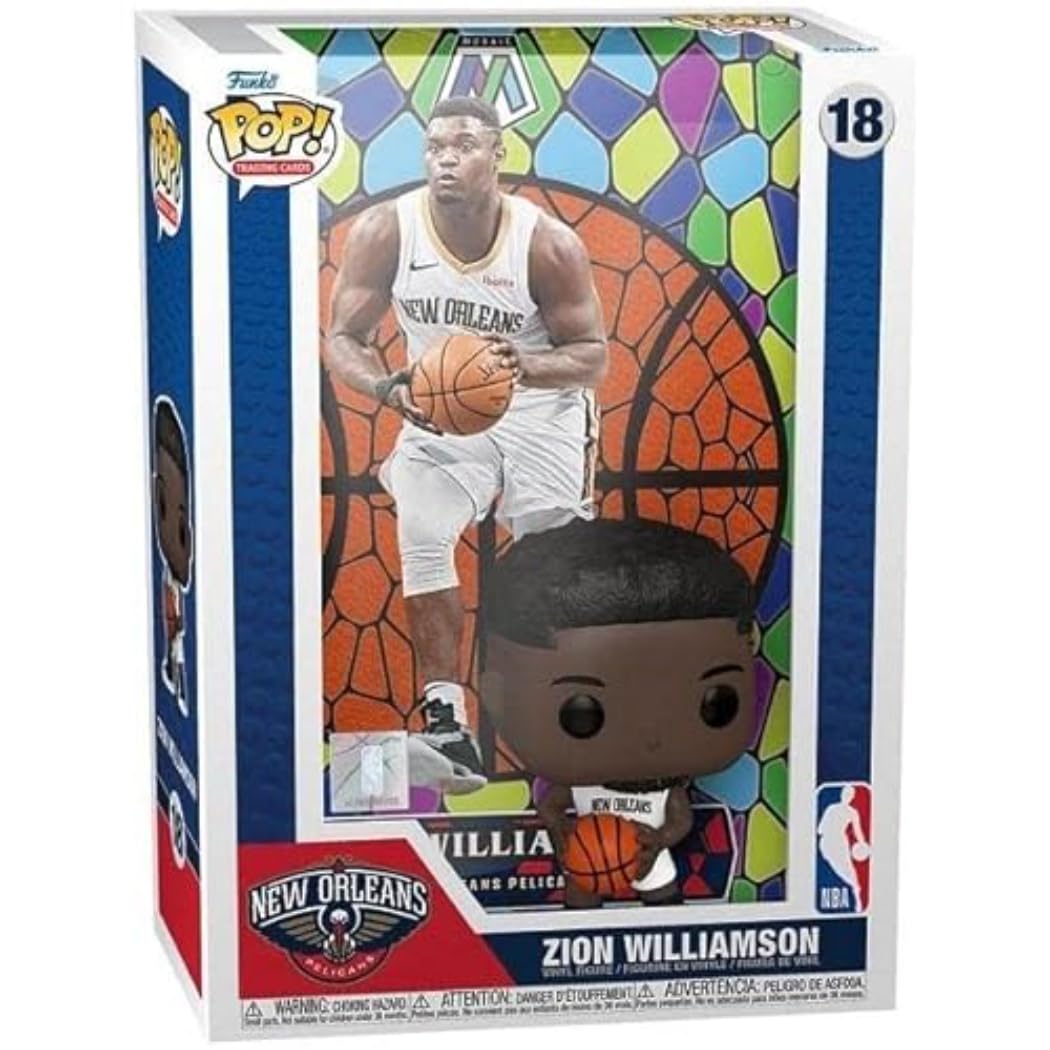 Funko Pop! Trading Cards: NBA - Zion Williamson, New Orleans Pelicans (Mosaic