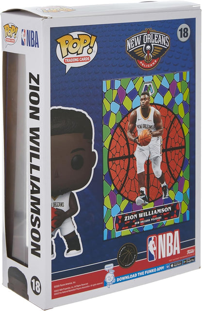 Funko Pop! Trading Cards: NBA - Zion Williamson, New Orleans Pelicans (Mosaic