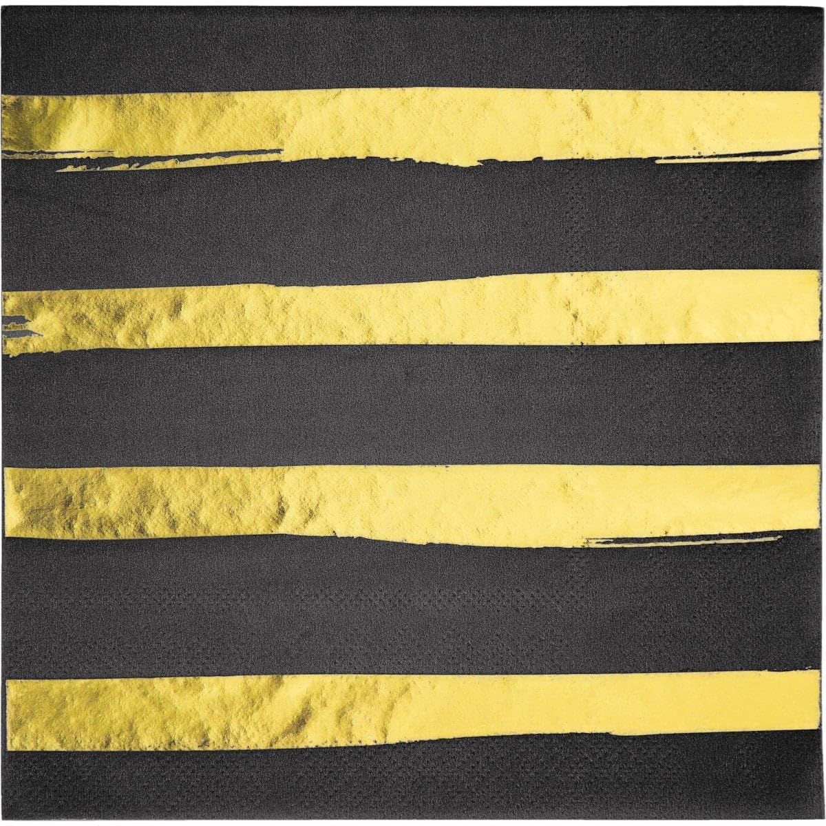 Creative Converting 192-Count-Carta per Il Pranzo a 3 Strati Tovaglioli, Touch of Pellicola in Velluto, Colore: Nero, 6.5", 329934