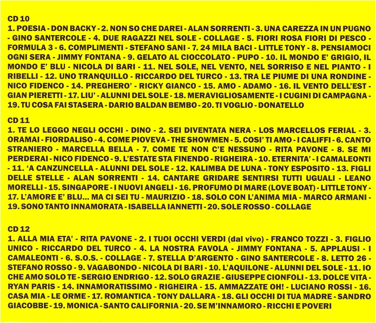 HIT ITALIA '60 '70 '80 Vol. 2