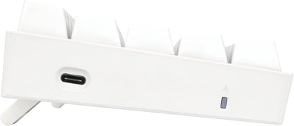 Redragon Mechanical Gaming Keyboard White - K630 RGB Dragonborn - Red Switches - Keyboard 60% USB Cable Detachable Type