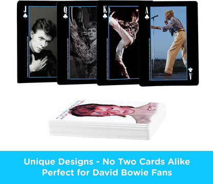 AQUARIUS David Bowie Playing Cards - David Bowie Themed Deck of Cards for Your Favorite Card Games - Officially Licensed Merchandise & Collectibles