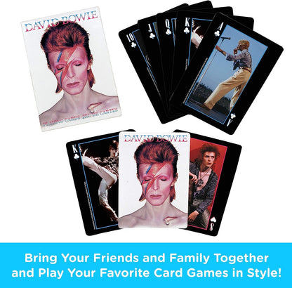 AQUARIUS David Bowie Playing Cards - David Bowie Themed Deck of Cards for Your Favorite Card Games - Officially Licensed Merchandise & Collectibles
