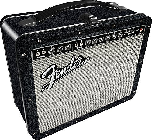 AQUARIUS 48171 Fender Amp Gen 2 Large Fun Box Tin Storage, Multi-Colored