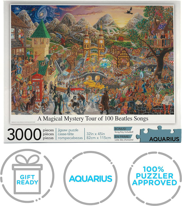 Aquarius 68504 Magical Mystery Tour Beatles Jigsaw Puzzle, Multi-Colored