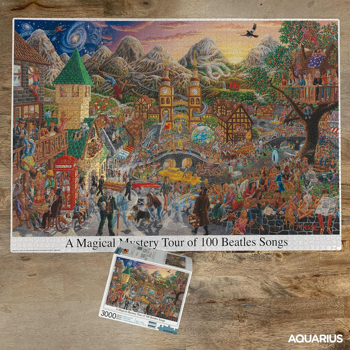 Aquarius 68504 Magical Mystery Tour Beatles Jigsaw Puzzle, Multi-Colored
