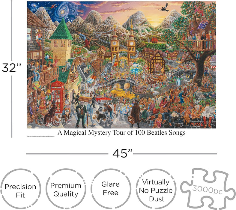 Aquarius 68504 Magical Mystery Tour Beatles Jigsaw Puzzle, Multi-Colored