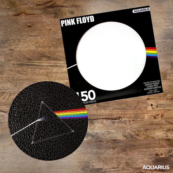 AQUARIUS Pink Floyd Dark Side Record Disc Puzzle (450 Piece Jigsaw Puzzle) - Officially Licensed Pink Floyd Merchandise & Collectibles - Glare Free - Precision Fit - 12 x 12 Inches