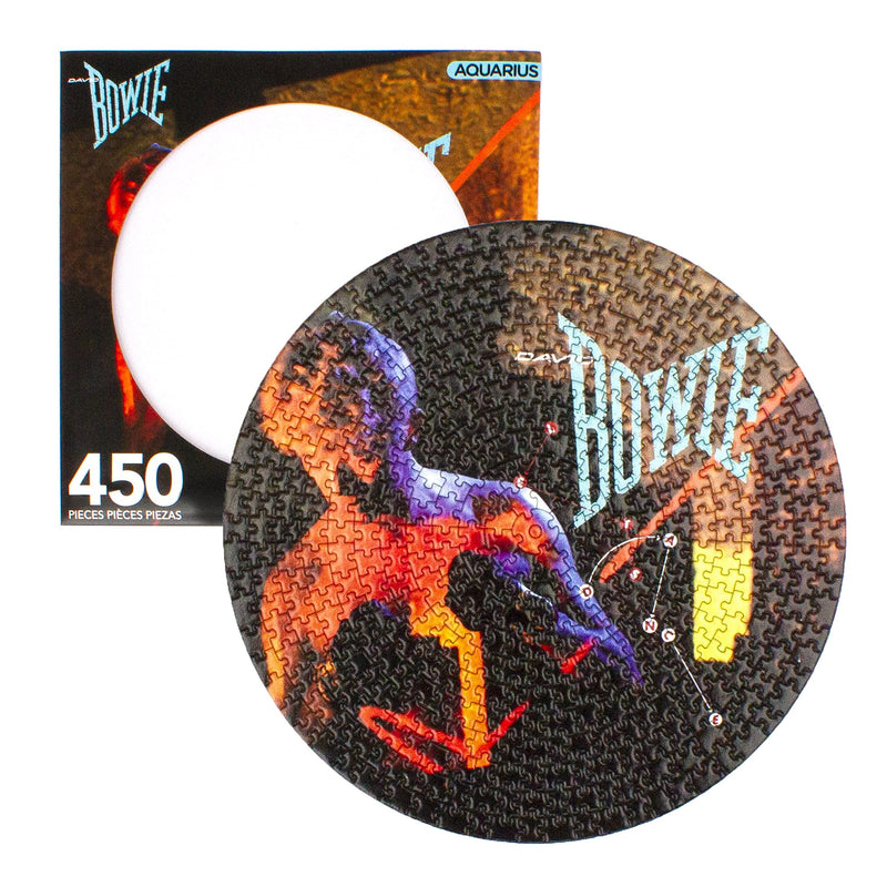 AQUARIUS David Bowie Let's Dance Record Disc Puzzle (450 Piece Jigsaw Puzzle) - Officially Licensed David Bowie Merchandise & Collectibles - Glare Free - Precision Fit - 12 x 12 Inches