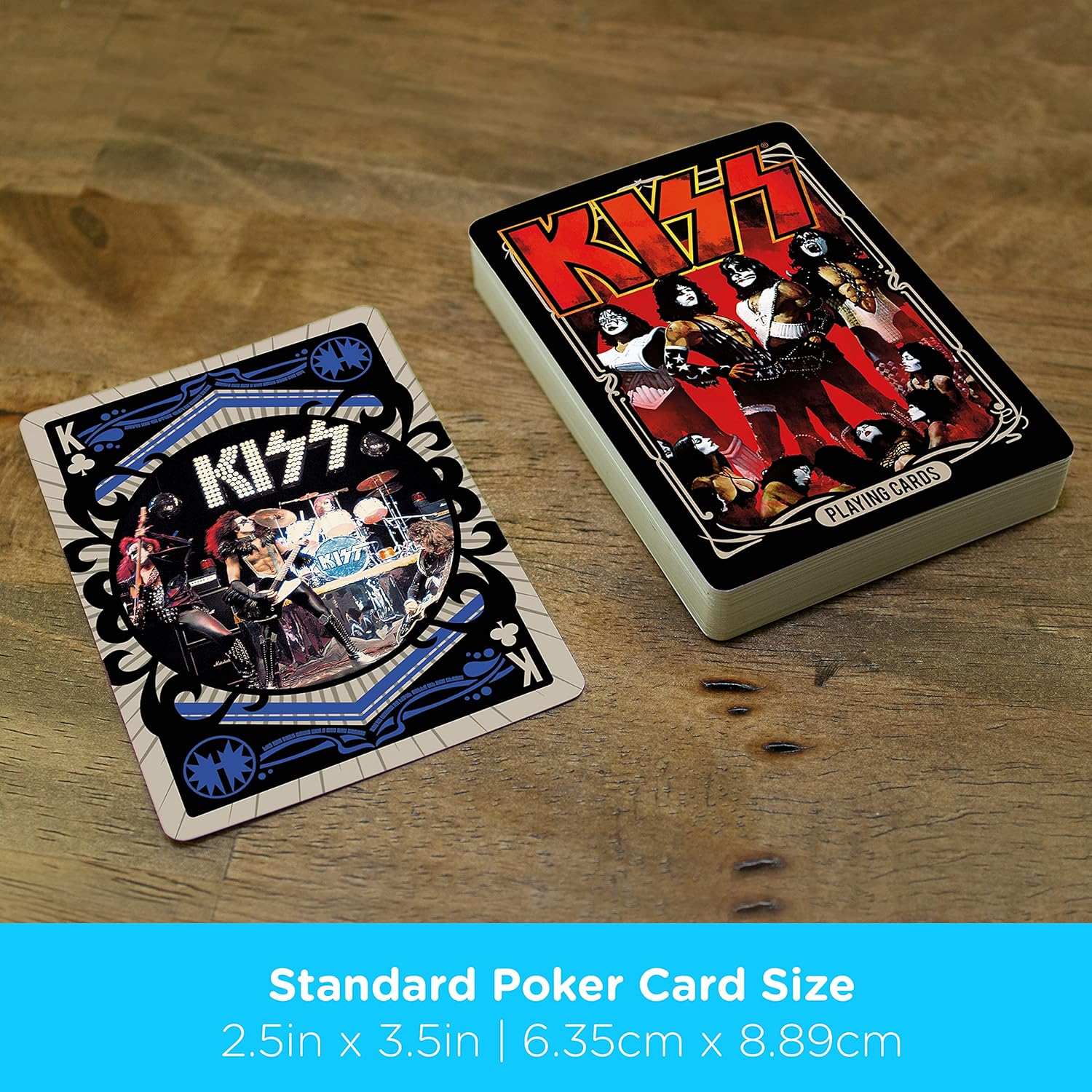 AQUARIUS NEW! Kiss Photos set of 52 playing cards (+ jokers