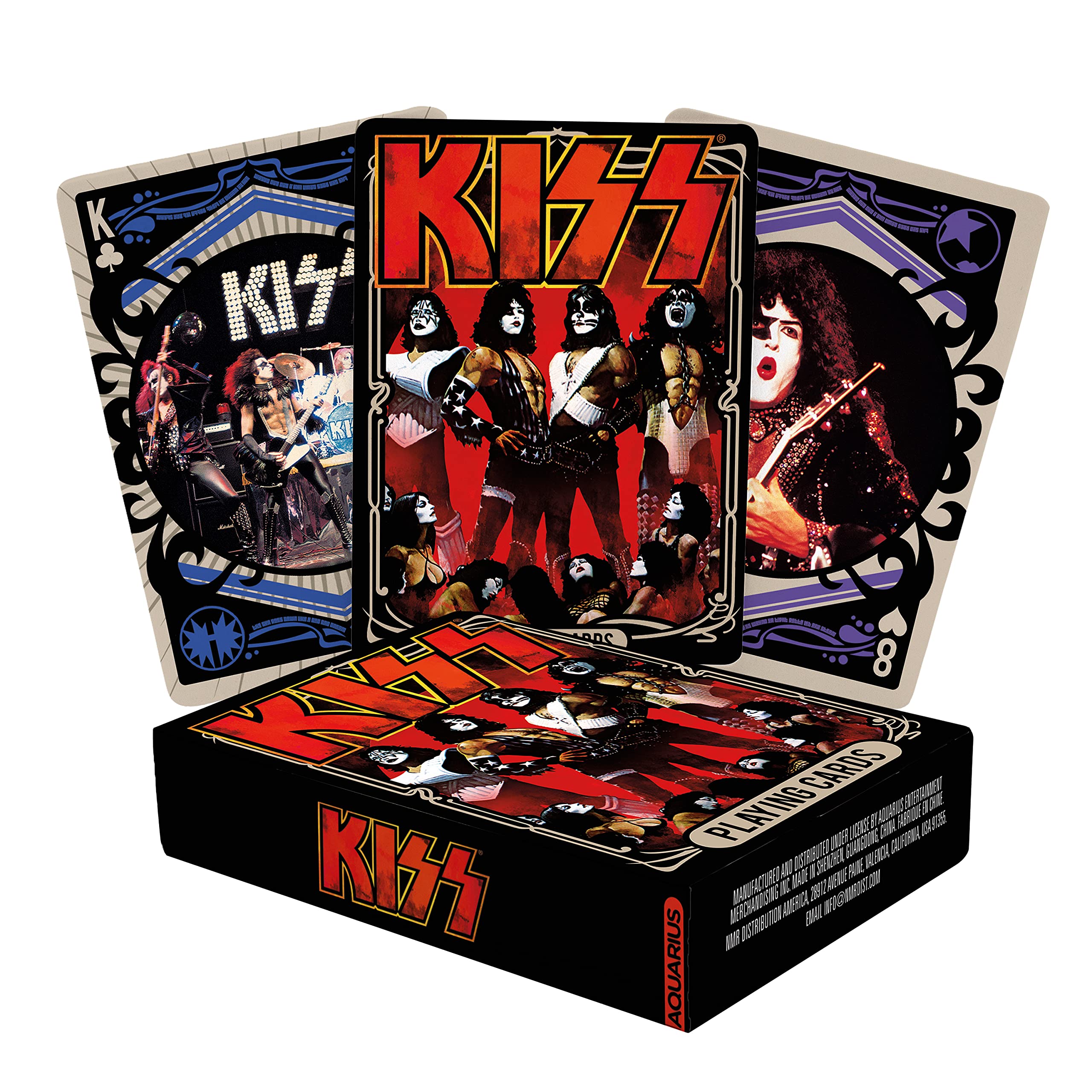 AQUARIUS NEW! Kiss Photos set of 52 playing cards (+ jokers