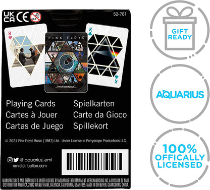 AQUARIUS Pink Floyd Playing Cards - Pink Floyd Themed Deck of Cards for Your Favorite Card Games - Officially Licensed Pink Floyd Merchandise & Collectibles