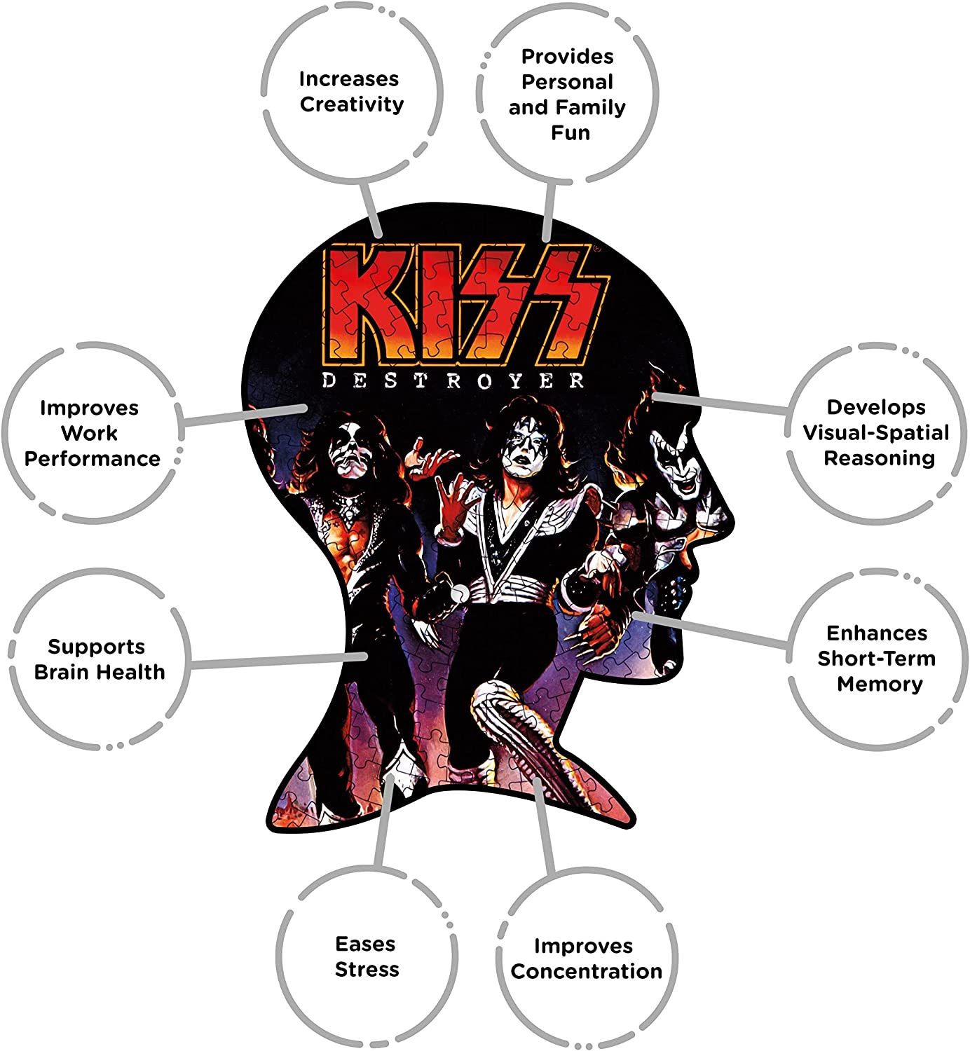 A NIGHTMARE ON ELM STREET ALBM-007 Toys, Multicoloured KISS Destroyer