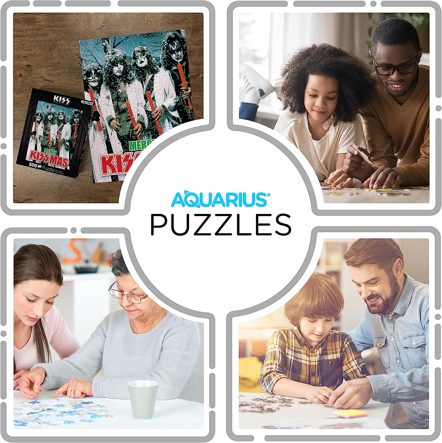AQUARIUS - Merry Kissmas 500 Piece Jigsaw Puzzle