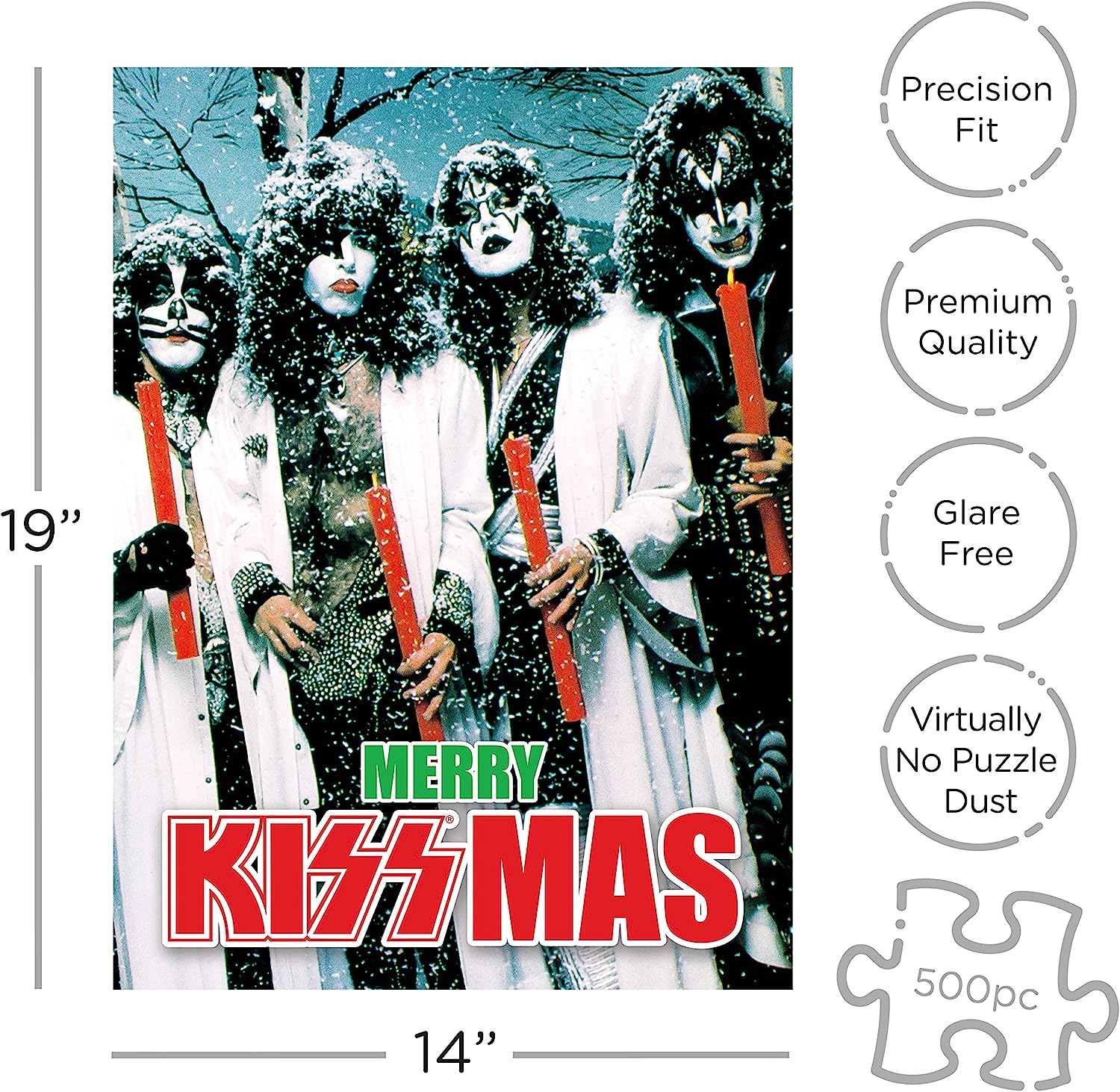 AQUARIUS - Merry Kissmas 500 Piece Jigsaw Puzzle