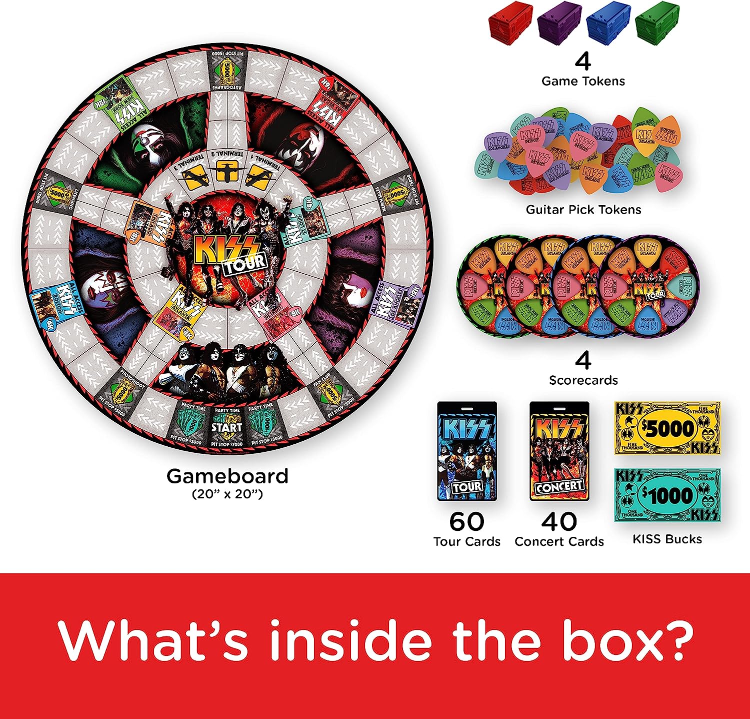 AQUARIUS - KISS Tour Board Game
