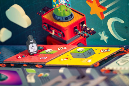 Blue Orange, Mech A Dream, Family Board Game, Ages 10+, 2-4 Players, 45 Minutes Playing Time