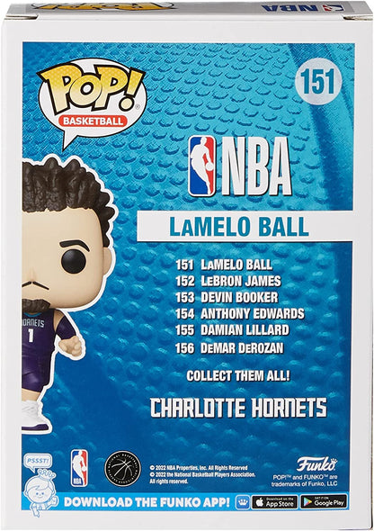 Funko POP! NBA: Hornets - LaMelo Ball - Collectable Vinyl Figure - Gift Idea - Official Merchandise - Toys for Kids & Adults - Sports Fans - Model Figure for Collectors and Display