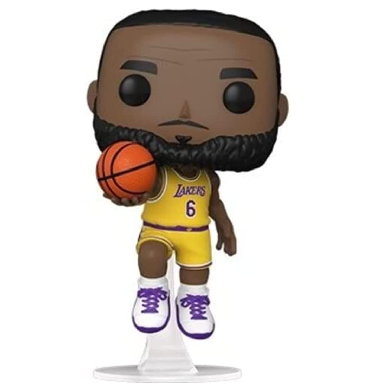 Funko POP! NBA: Lakers - LeBron James #6 - Collectable Vinyl Figure - Gift Idea - Official Merchandise - Toys for Kids & Adults - Sports Fans - Model Figure for Collectors and Display