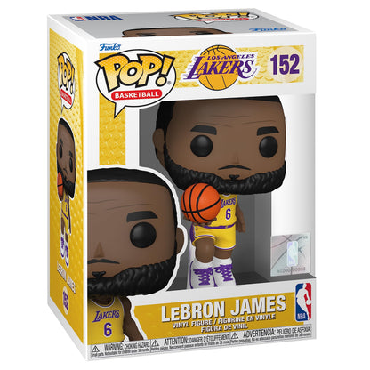 Funko POP! NBA: Lakers - LeBron James #6 - Collectable Vinyl Figure - Gift Idea - Official Merchandise - Toys for Kids & Adults - Sports Fans - Model Figure for Collectors and Display