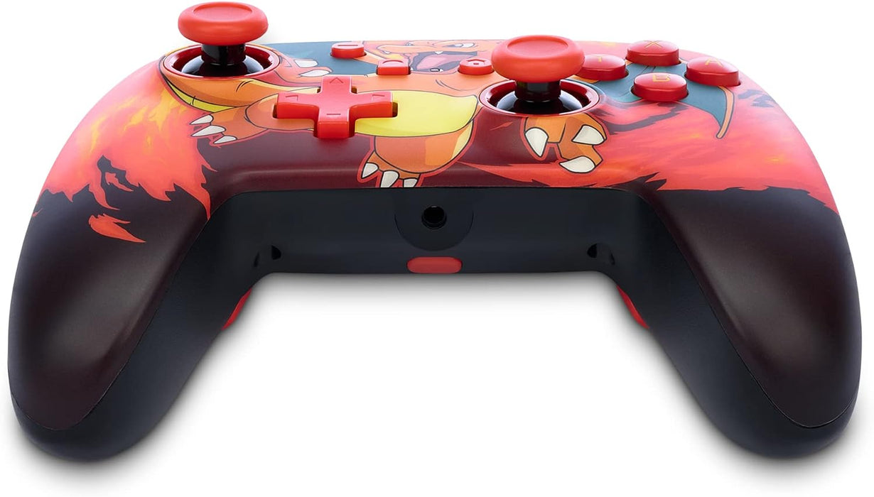 PowerA Enhanced Wired Controller for Nintendo Switch - OLED Model, Nintendo Switch and Nintendo Switch Lite - Pokémon: Charizard Vortex, Gamepad, Game Controller, wired Controller, Officially Licensed