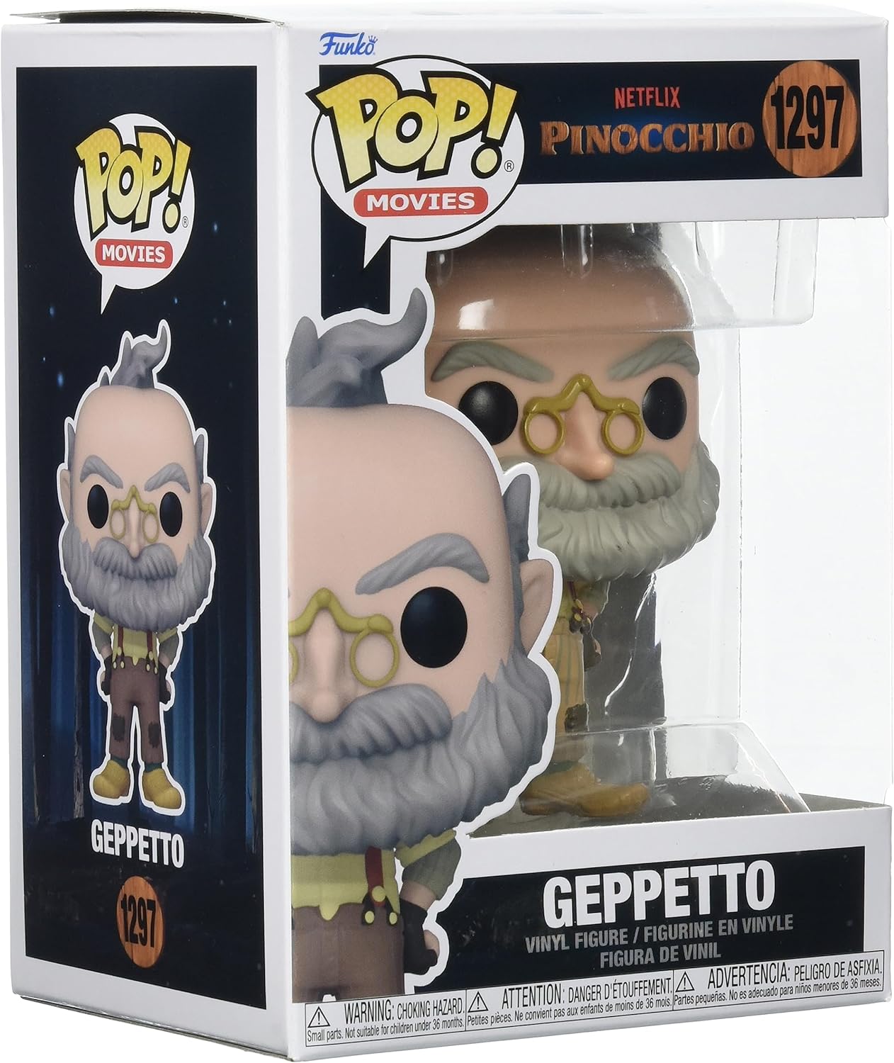 Funko POP! Movies: Pinocchio - Geppetto - Collectable Vinyl Figure - Gift Idea - Official Merchandise - Toys for Kids & Adults - Movies Fans - Model Figure for Collectors and Display