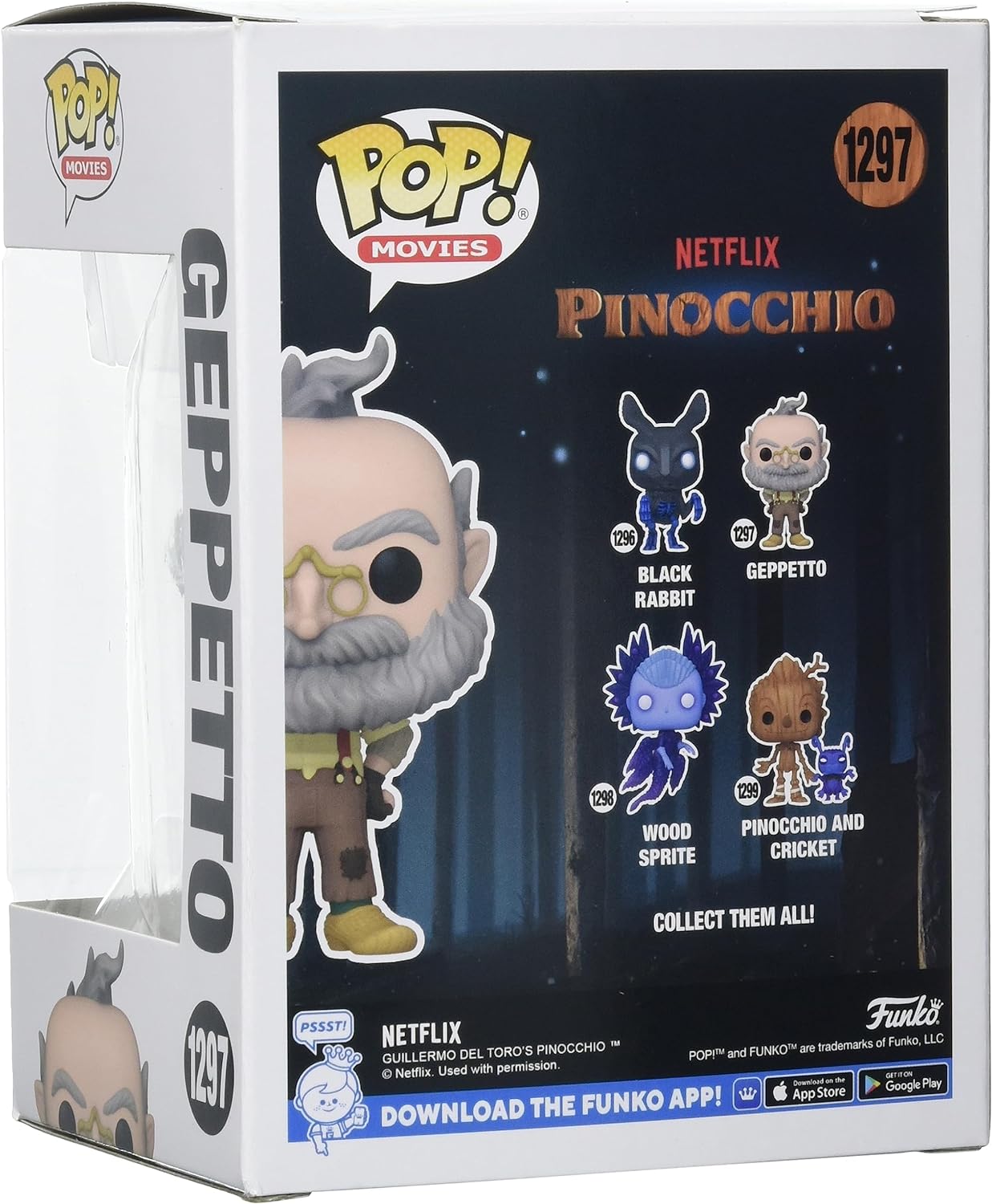 Funko POP! Movies: Pinocchio - Geppetto - Collectable Vinyl Figure - Gift Idea - Official Merchandise - Toys for Kids & Adults - Movies Fans - Model Figure for Collectors and Display