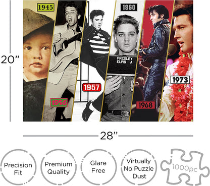 AQUARIUS - Elvis Presley Timeline 1000 Piece Jigsaw Puzzle