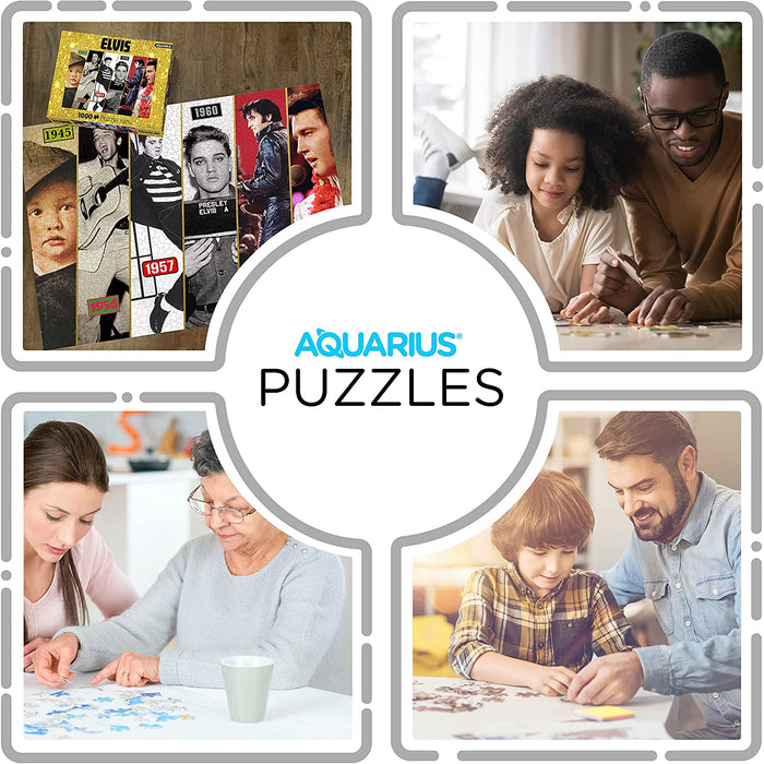 AQUARIUS - Elvis Presley Timeline 1000 Piece Jigsaw Puzzle