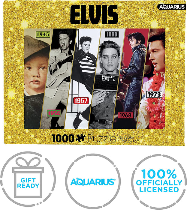 AQUARIUS - Elvis Presley Timeline 1000 Piece Jigsaw Puzzle