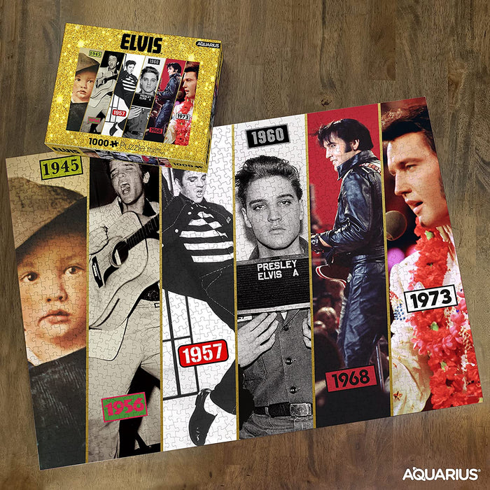 AQUARIUS - Elvis Presley Timeline 1000 Piece Jigsaw Puzzle