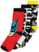 Batman Logo Unisex Socken multicolor DC Comics, Fan-Merch, Filme, Superhelden