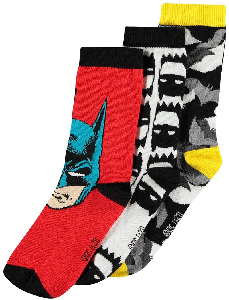 Batman Logo Unisex Socken multicolor DC Comics, Fan-Merch, Filme, Superhelden
