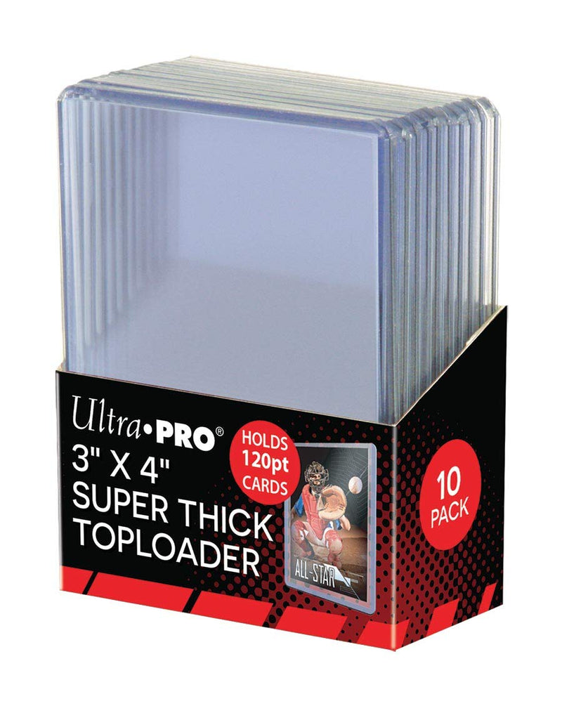 Ultra Pro - 3 x 4 Inch Toploaders Super Thick Clear (10 Count