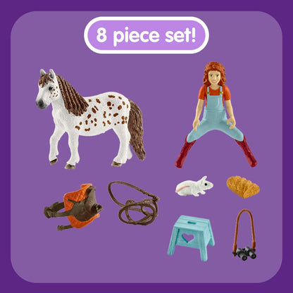 SCHLEICH 42518n Horse Club Mia & Spotty Horse Club Toy Playset for children aged 5-12 Years