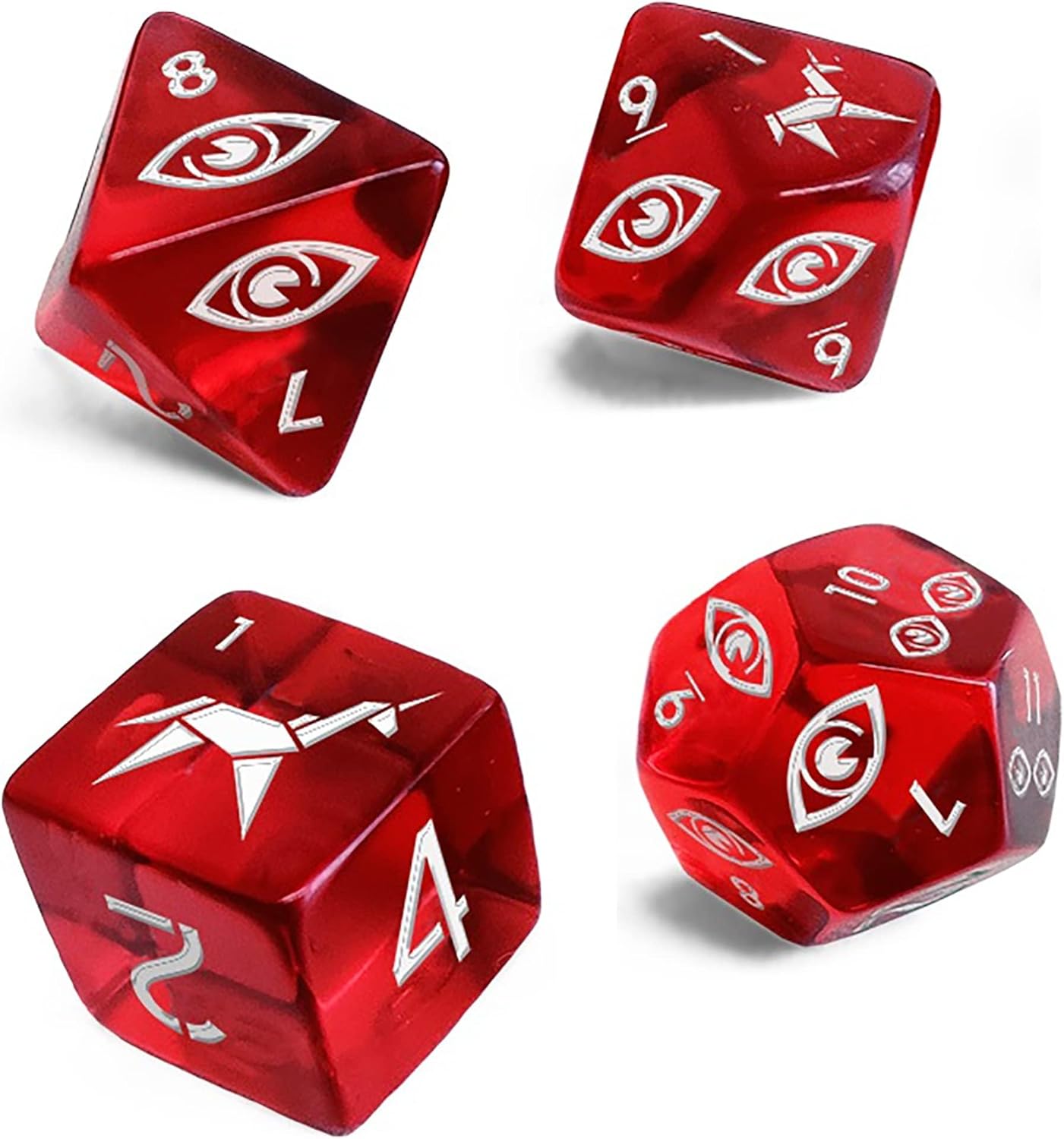 Free League Blade Runner RPG Dice Set of 4, Roleplaying Game Accessory