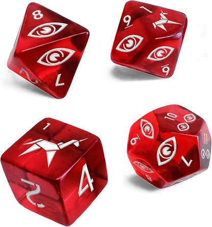 Free League Blade Runner RPG Dice Set of 4, Roleplaying Game Accessory