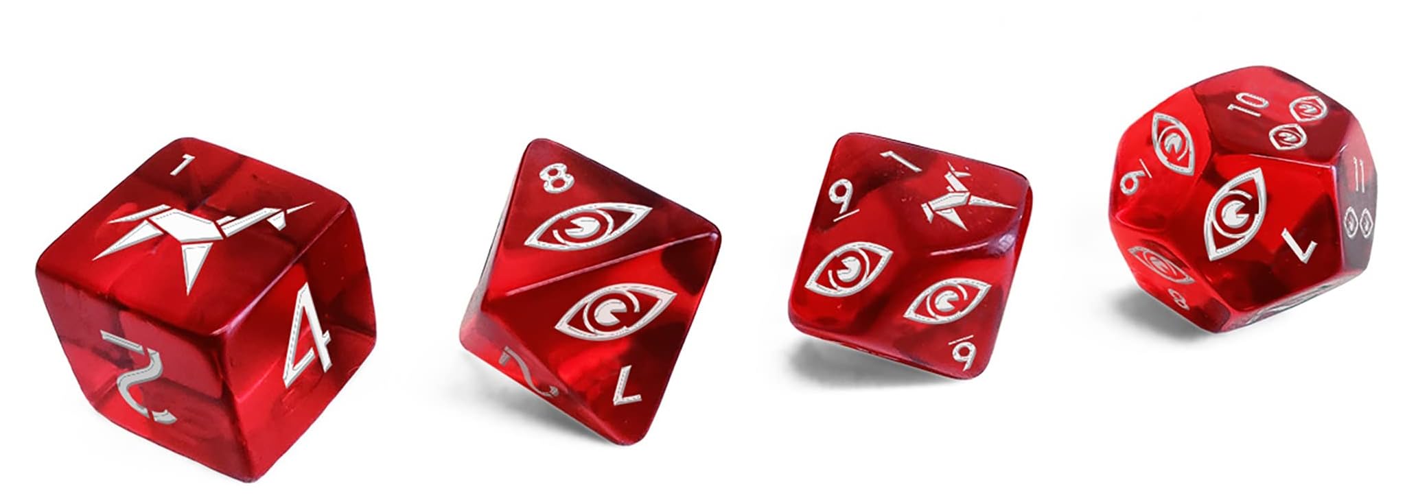 Free League Blade Runner RPG Dice Set of 4, Roleplaying Game Accessory