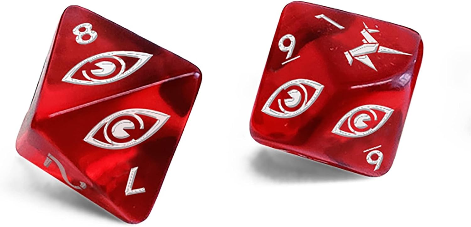 Free League Blade Runner RPG Dice Set of 4, Roleplaying Game Accessory