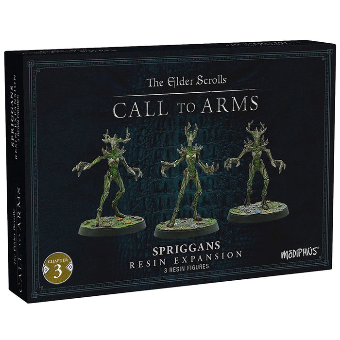 The Elder Scrolls: Call to Arms - Spriggans Expansion - 3 Unpainted Resin Miniatures & Bases, Roleplaying Game, Chapter 3 Figures, 32mm Scale Figures, RPG