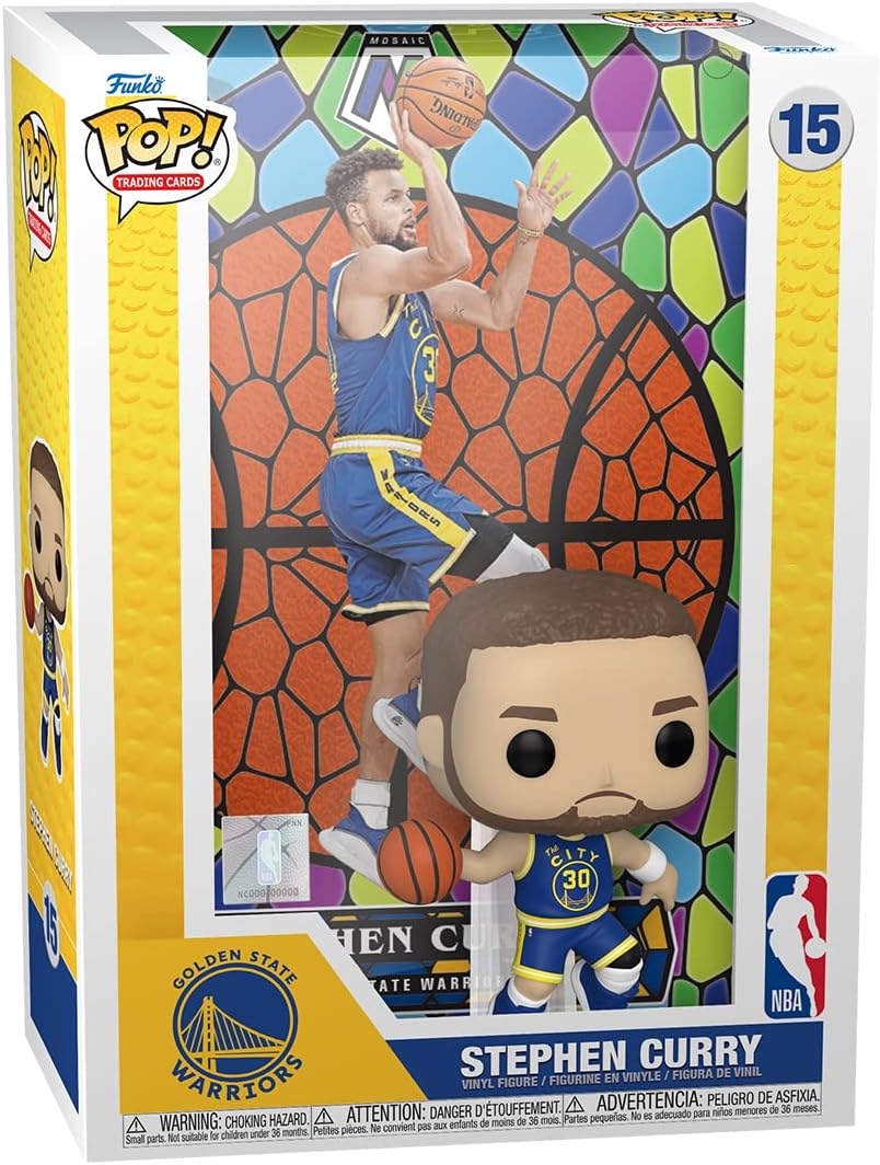 Funko Pop! Trading Cards: Stephen Curry - (Mosaic) - Vinyl-Sammelfigur - Geschenkidee - Offizielle Handelswaren - Spielzeug Für Kinder und Erwachsene - Modellfigur Für Sammler und Display