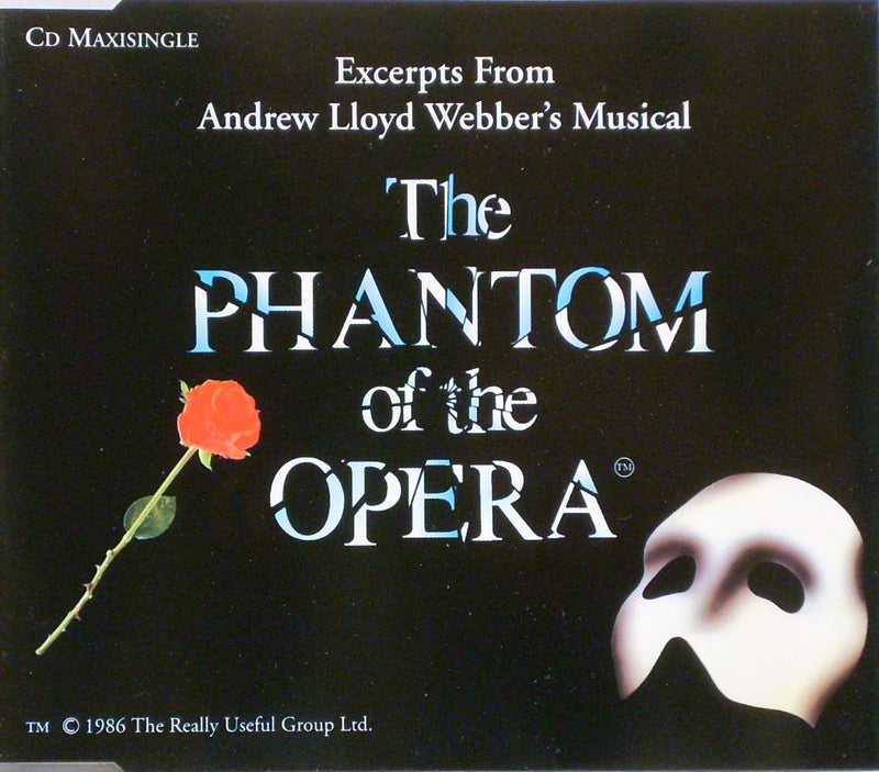 SARAH BRIGHTMAN & MICHAEL CRAWFORD. PHANTOM OF THE OPERA. IMPORT 3 TRACK CD SINGLE